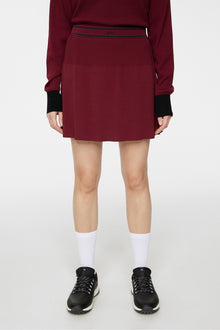 Women | Emma Knitted Skirt | Cabernet