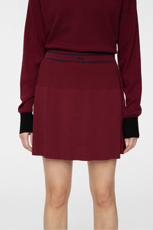 Women | Emma Knitted Skirt | Cabernet