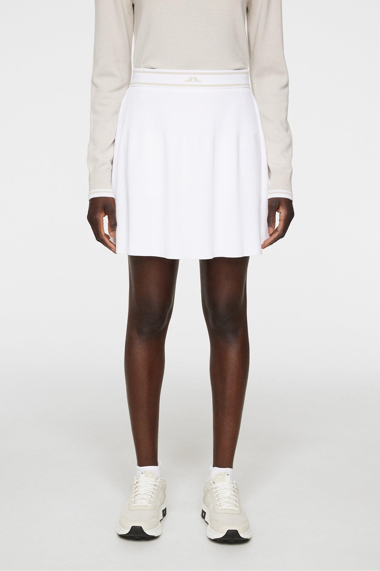 Women | Emma Knitted Skirt | White