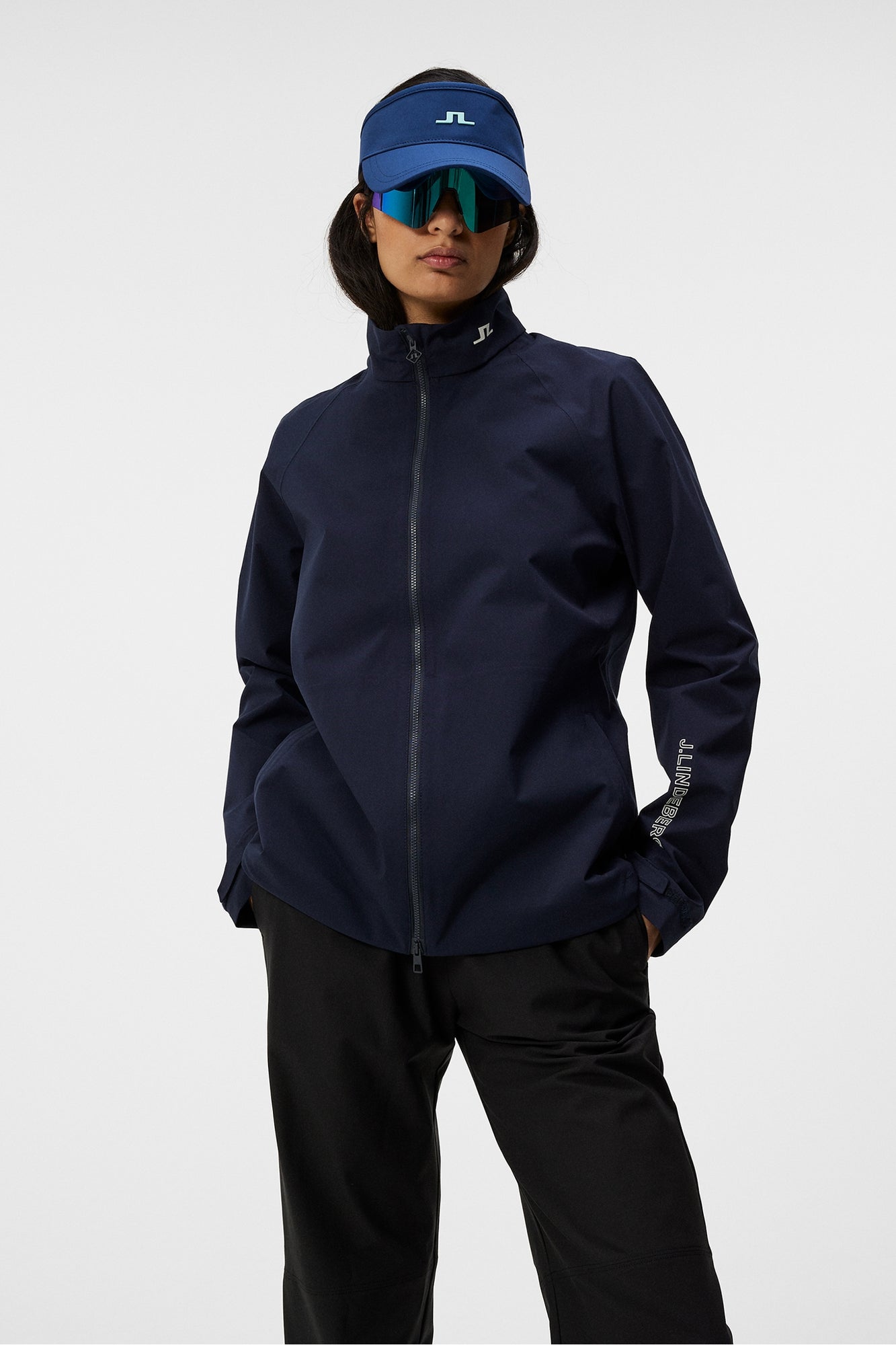Women | Evertine Rain Jacket | JL Navy