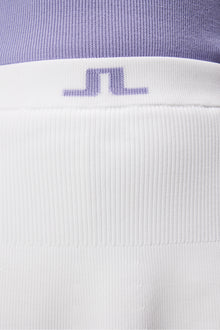 Women | Frida Stripe Knitted Skirt | White