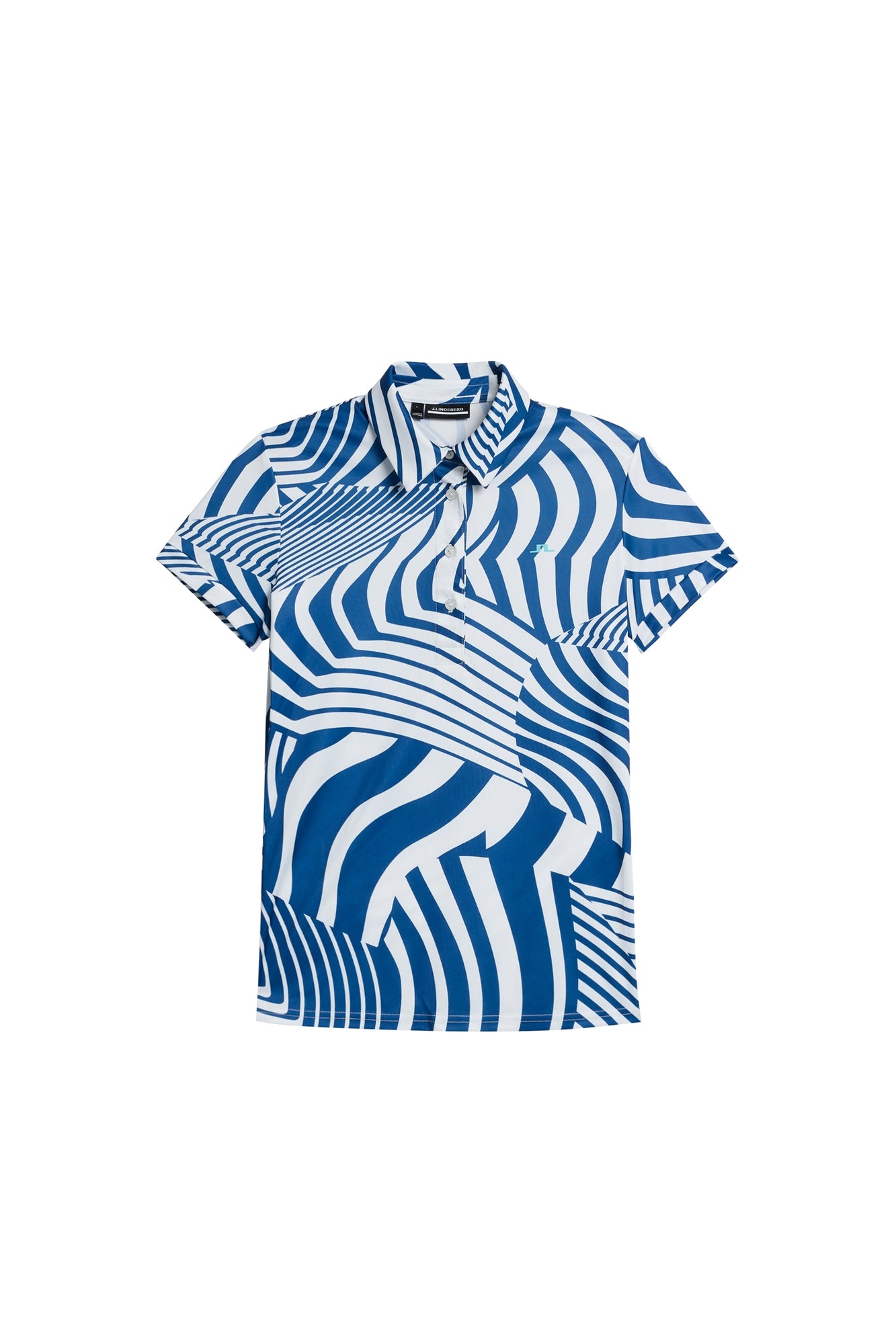 Women | Hailey Print Polo | Dazzle Wave Estate