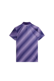 Women | Heidi Print Polo | Comb Deep Wisteria M