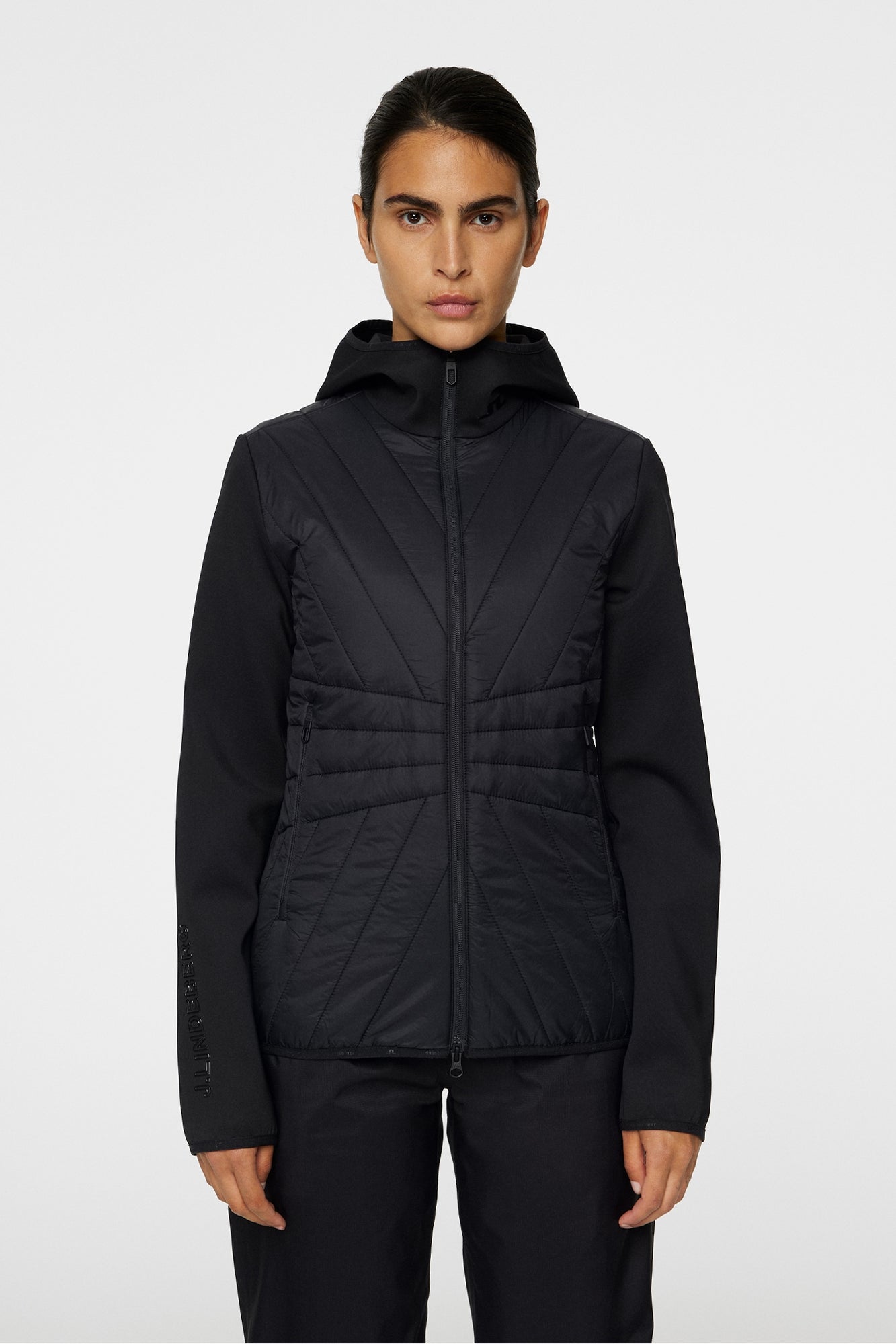 Women | Holma Quilt Hybrid Hood | Black