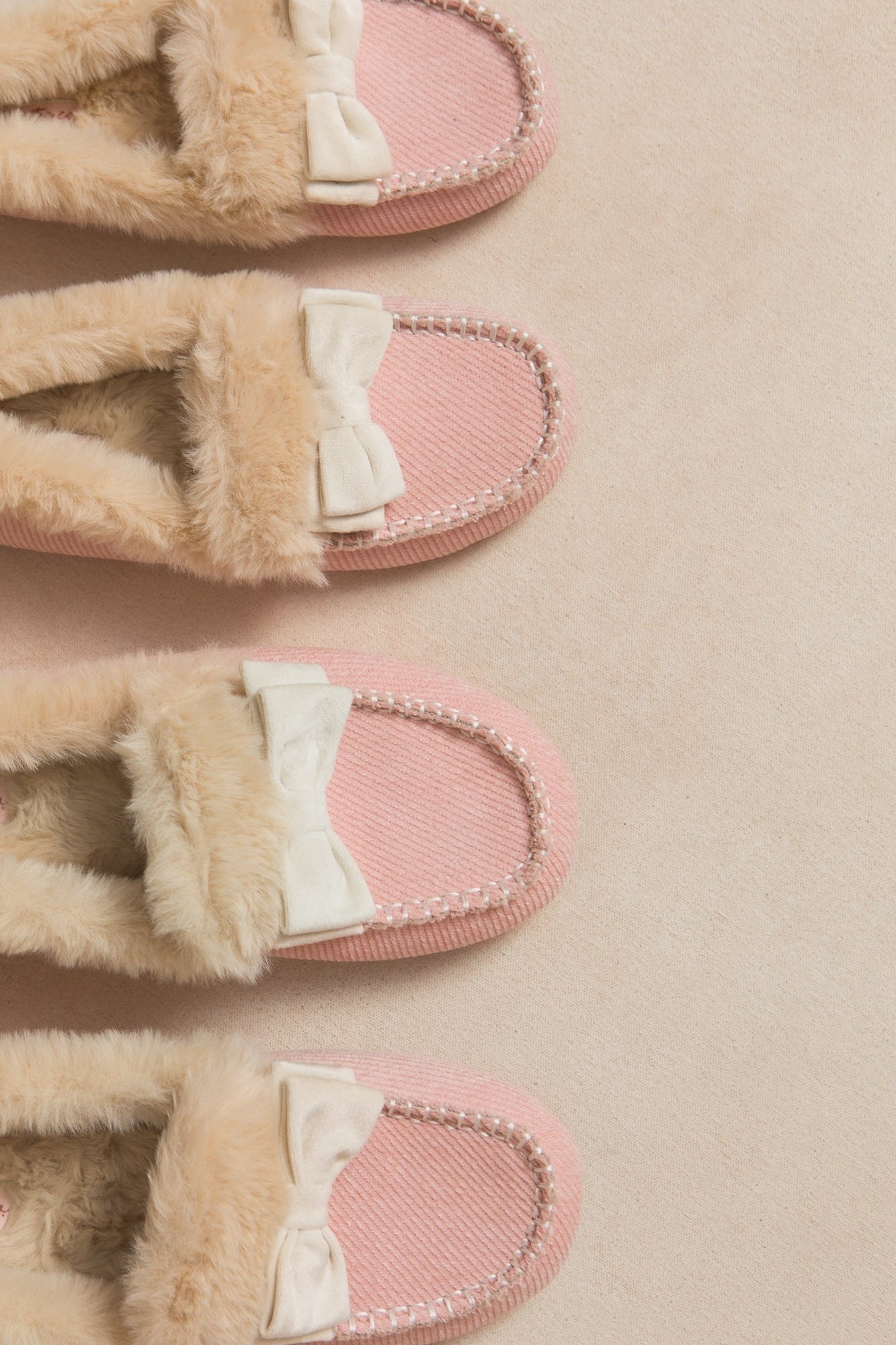 Women | Ivy Bow Slippers | Pink