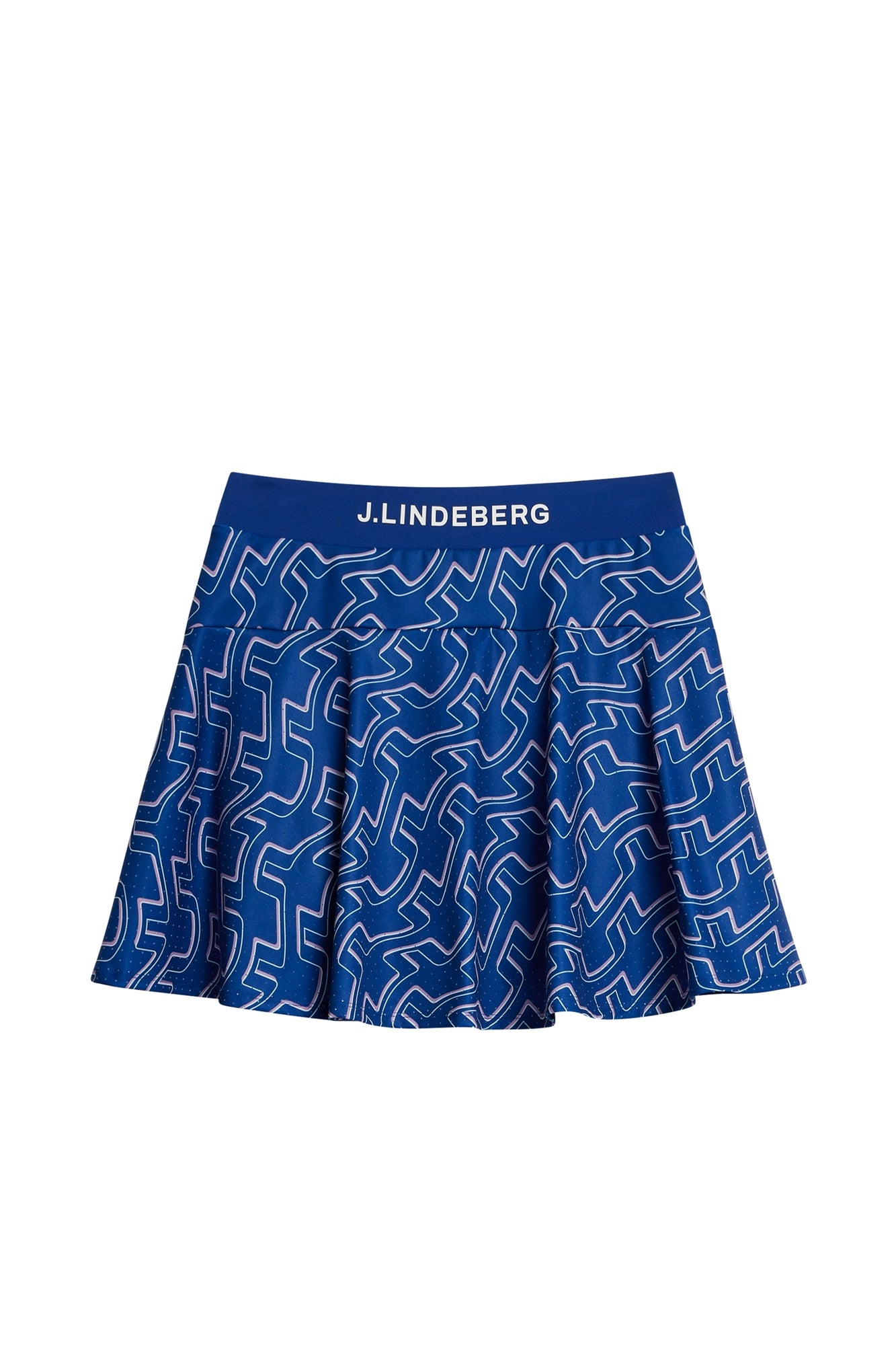 Women | Jane Print Skirt | Outline Bridge Wave Blue