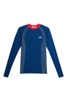 Women | Joelle Seamless Longsleeve | Estate Blue