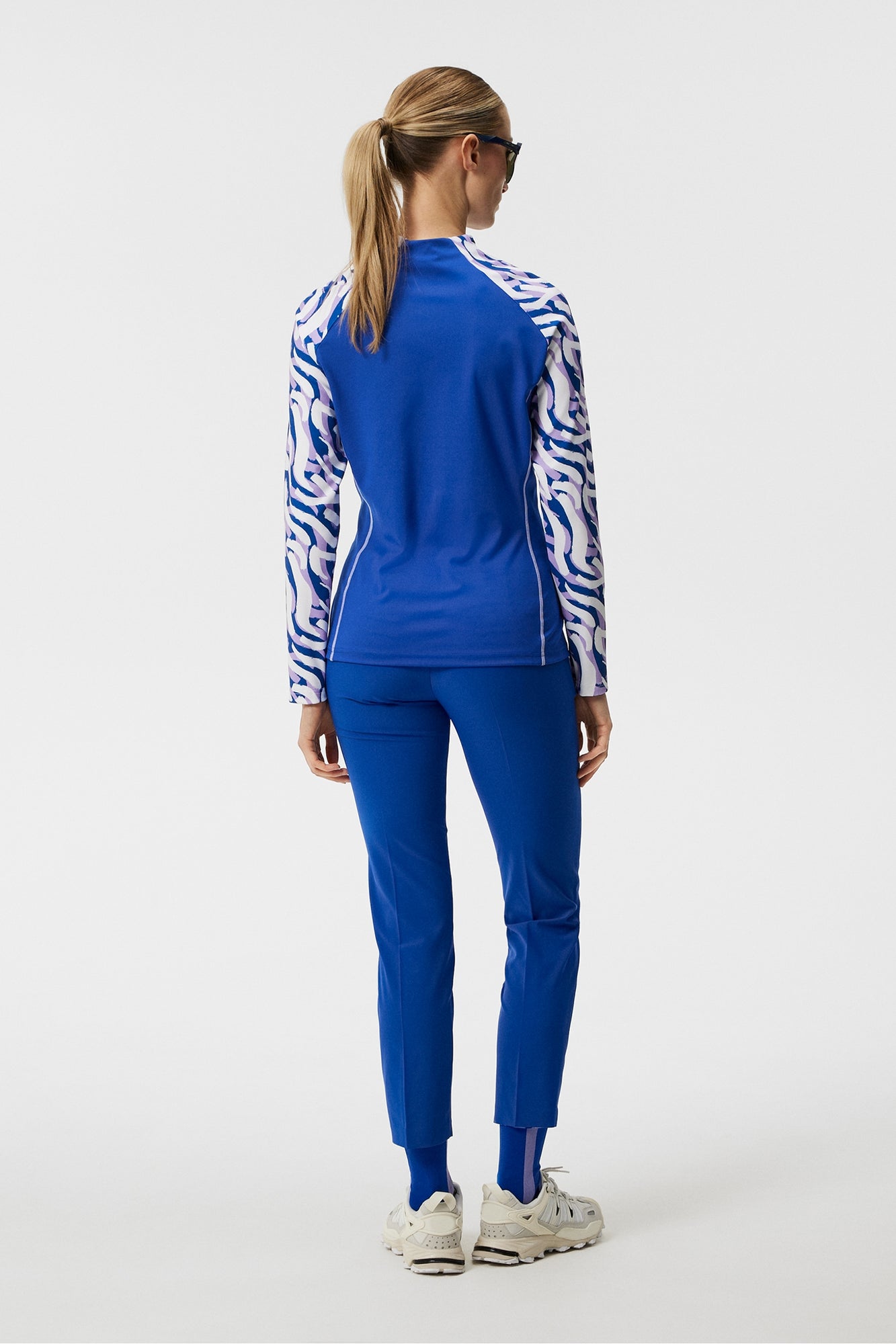 Women | June Print Mid Layer | Purple Painted Zebra