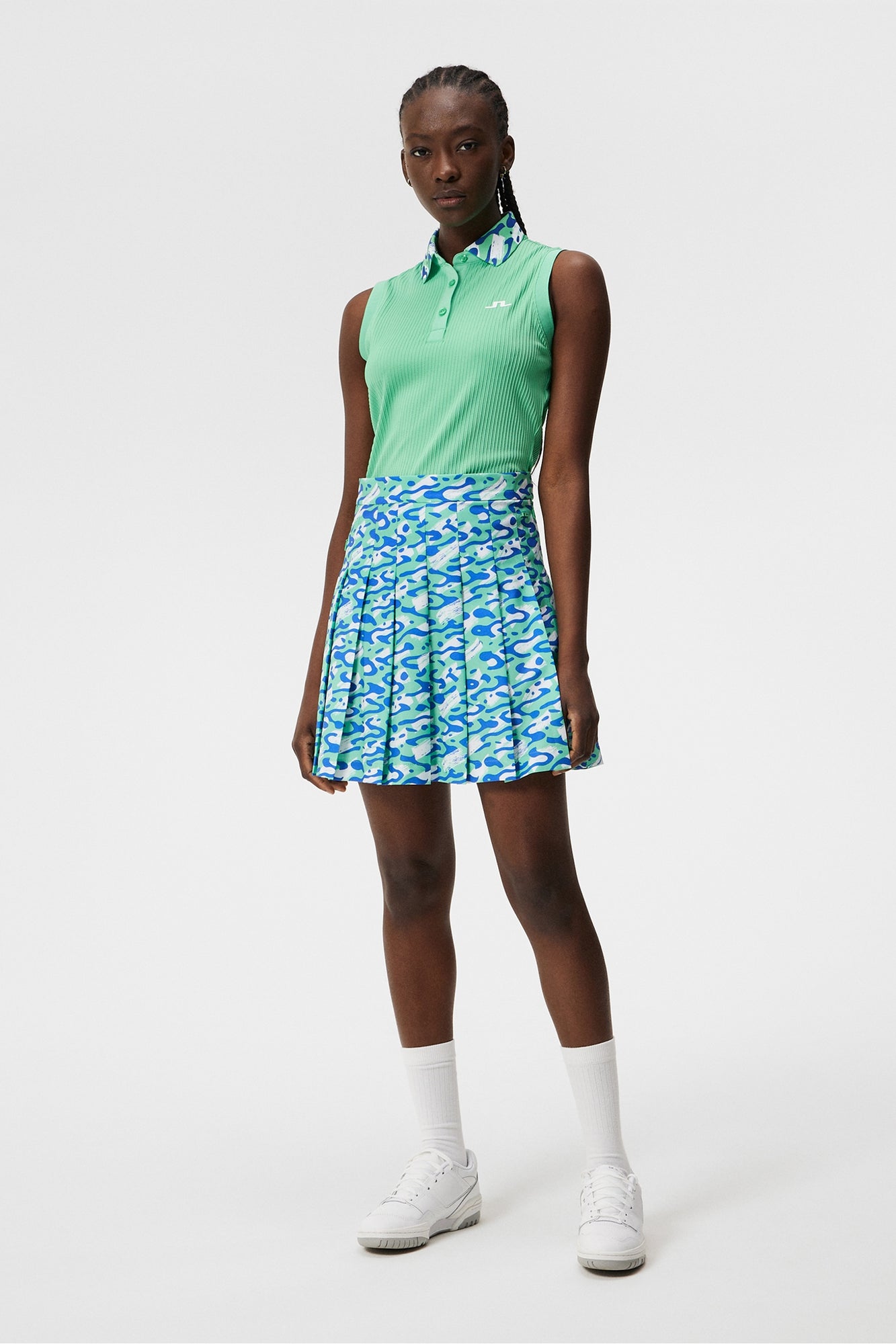 Women | Lale Sleeveless Top | Jade Cream