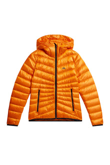 Women | Lara Light Down Hood | Persimmon Orange