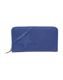 Women | Large Blue Star Wallet | Blue