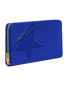 Women | Large Blue Star Wallet | Blue