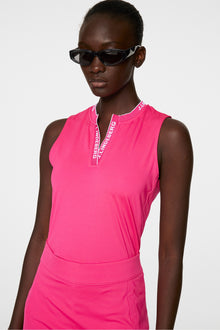 Women | Leya Sleeveless Top | Pink Peacock