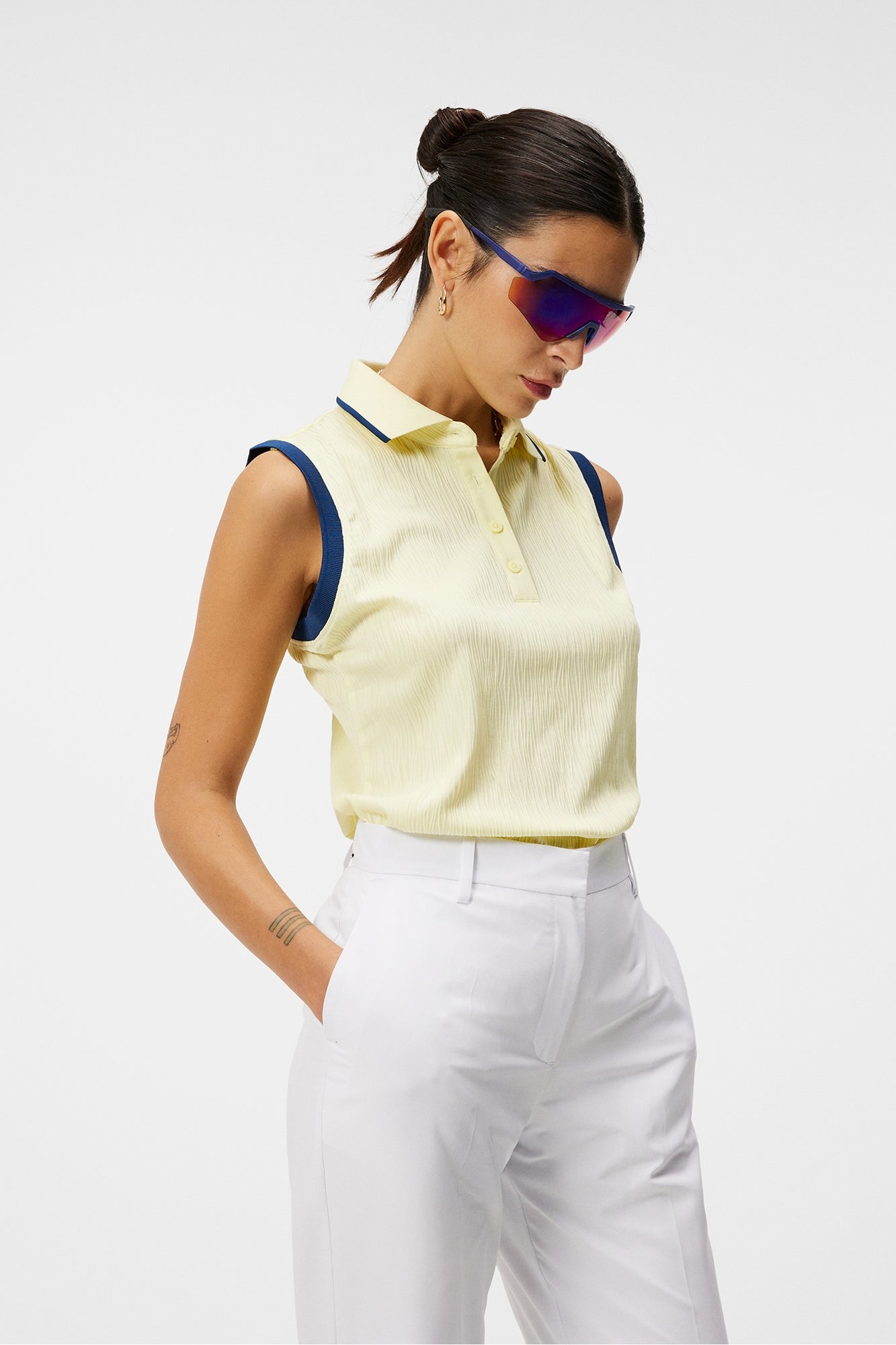 Women | Lila Sleeveless Top | Wax Yellow
