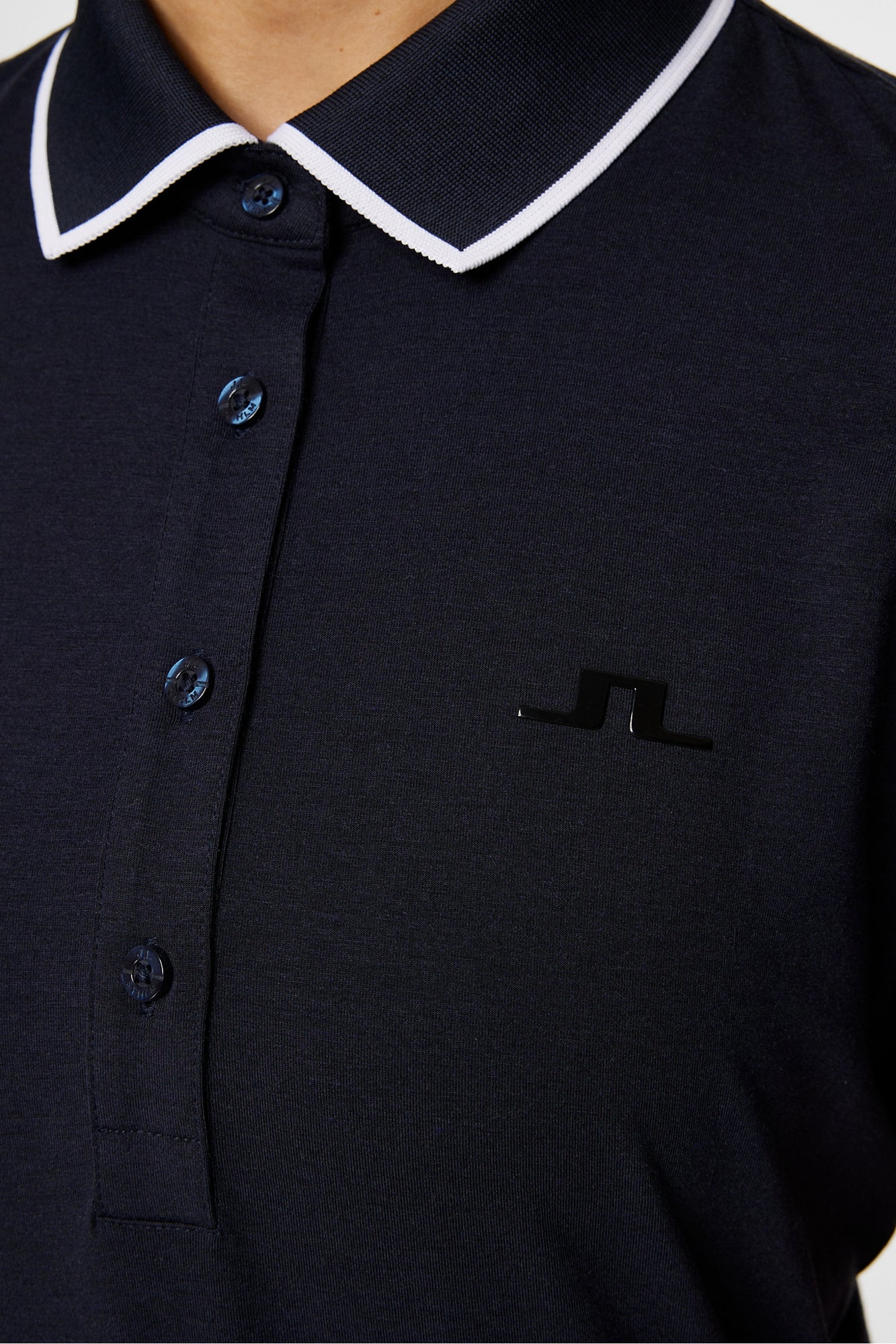 Women | Lille Polo | Navy Melange