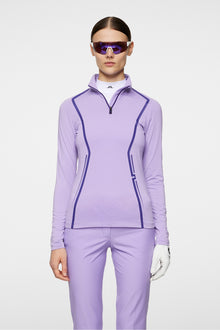 Women | Lina Quarter Zip Mid Layer | Bougainvillea