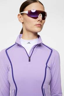 Women | Lina Quarter Zip Mid Layer | Bougainvillea
