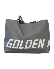 Women | Logo Leather Tote Flg-Light Grey