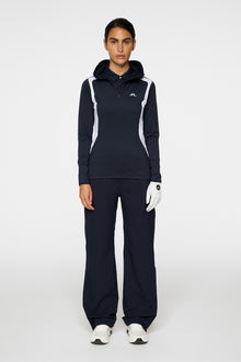 Women | Mae Quarter Zip Hood | JL Navy