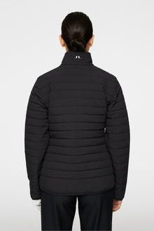 Women | Marble Quilted Jacket | Black (V1)