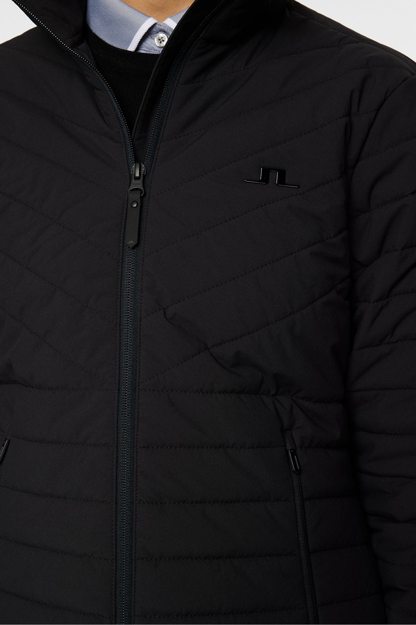 Women | Marble Quilted Jacket | Black (V1)