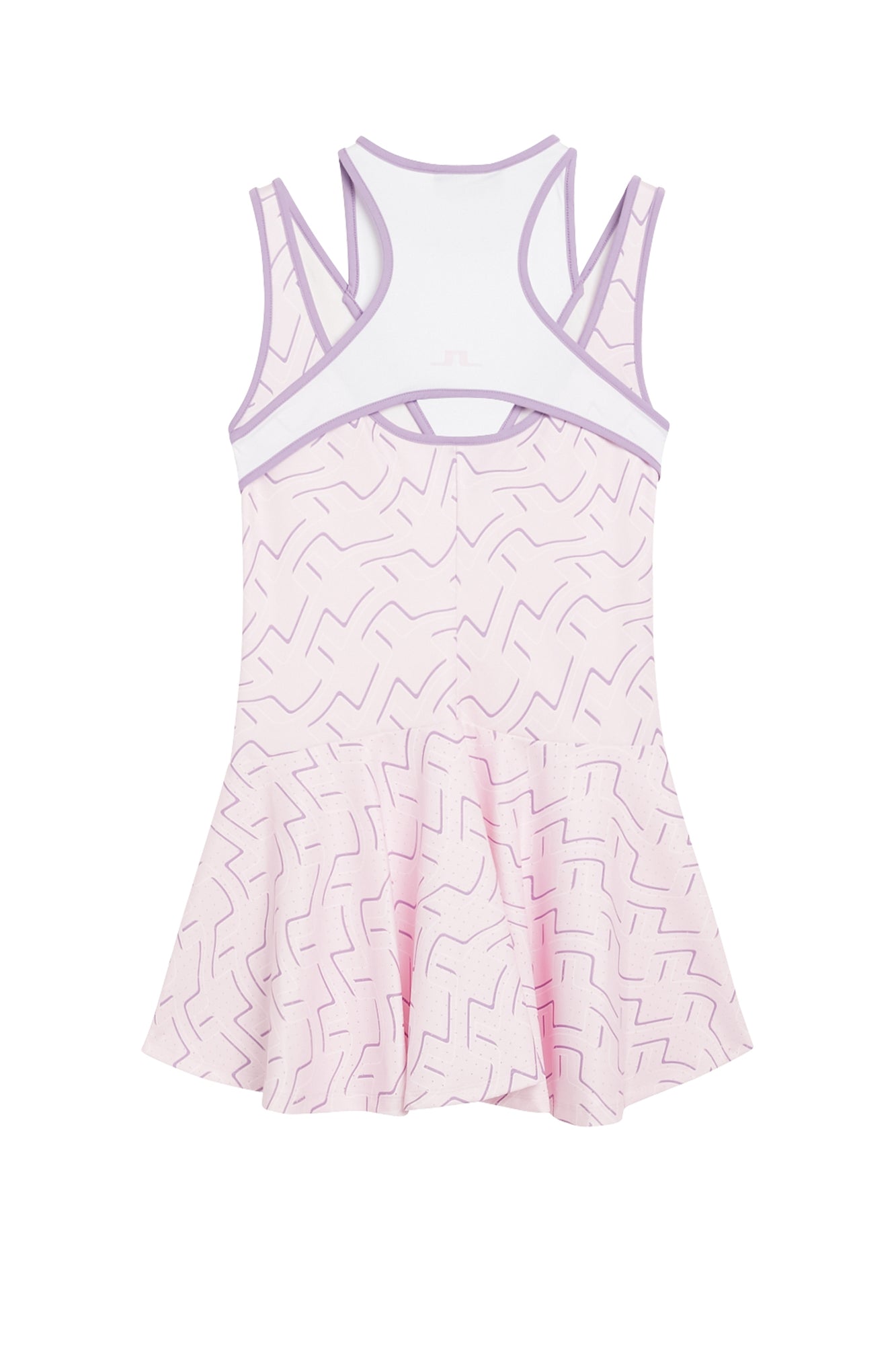 Women | Matilda Print Dress | Outline Bridge Wave Pink