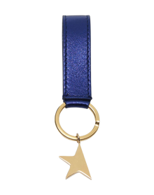 Women | Metallic Blue Star Keyring
