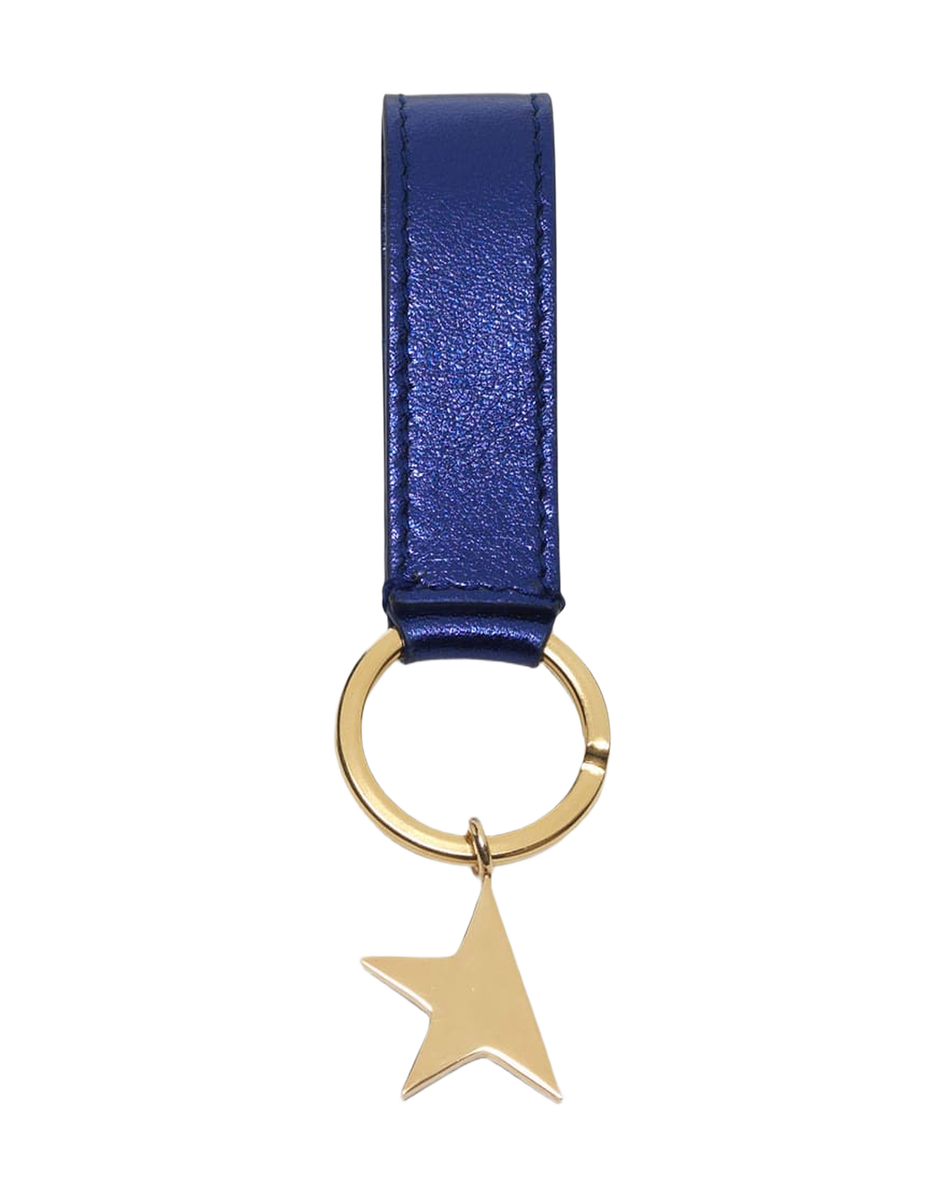 Women | Metallic Blue Star Keyring