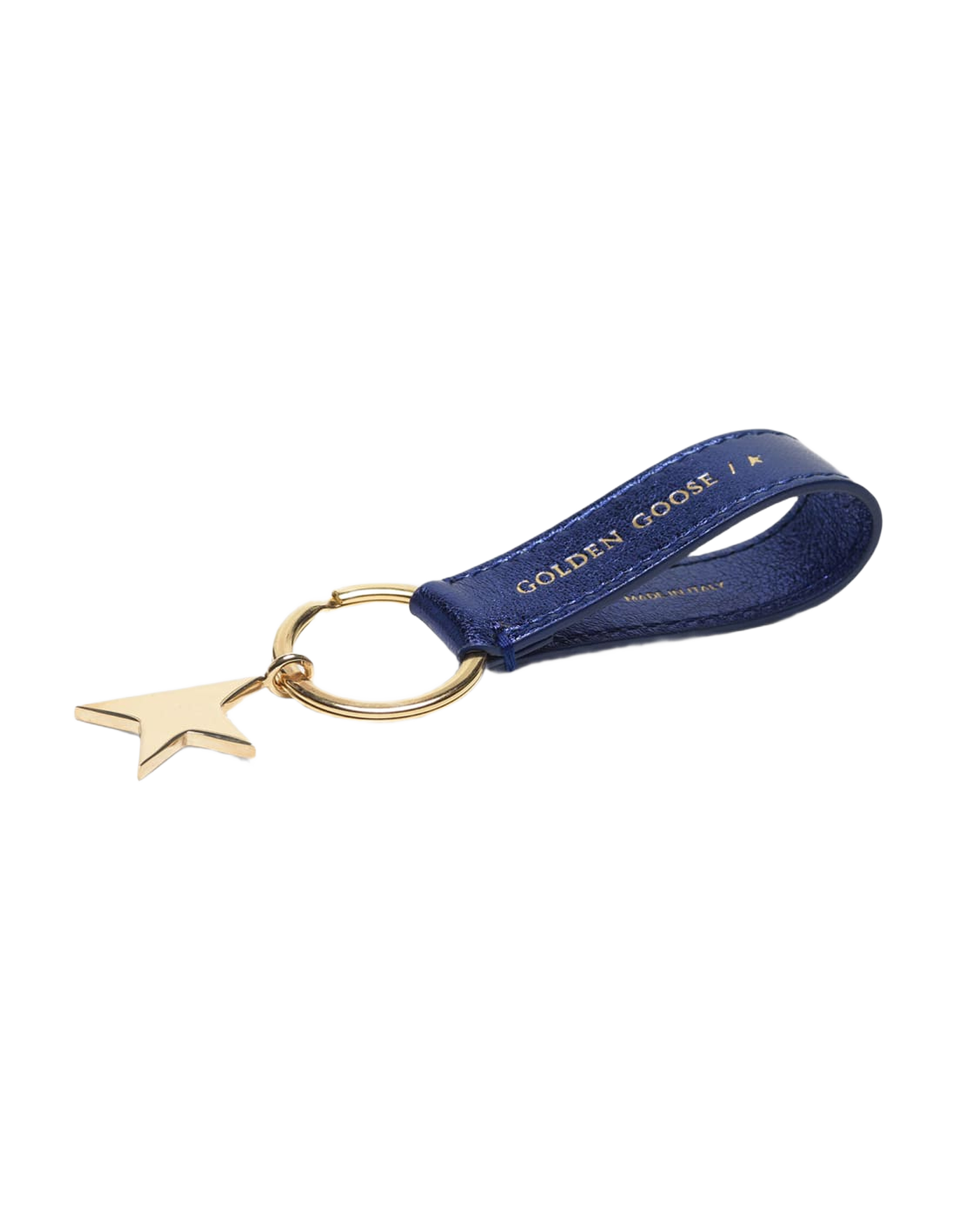 Women | Metallic Blue Star Keyring