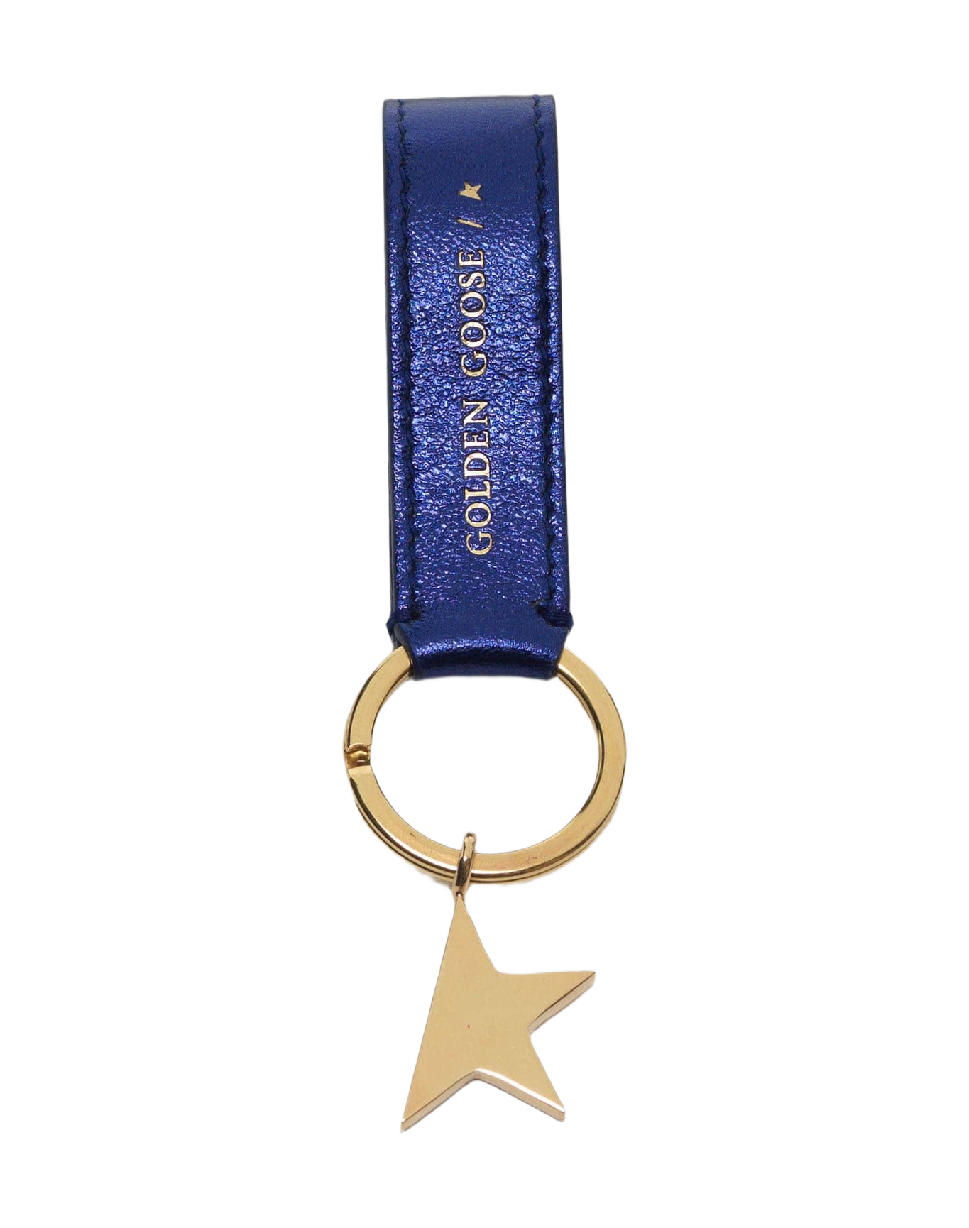 Women | Metallic Blue Star Keyring
