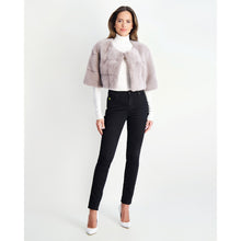 Women | Mink Collarless Bolero | Stucco