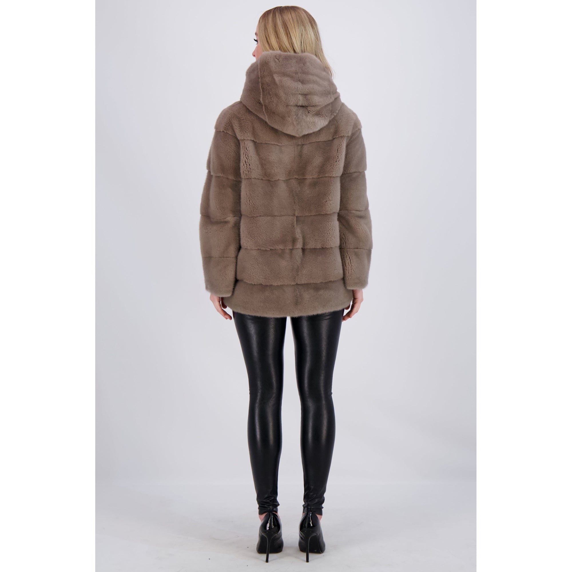 Women | Mink Parka | Tortora