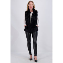 Women | Mink Vest | Dark Gray