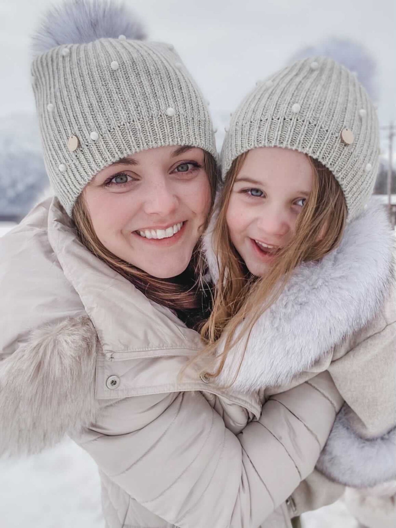 Women | Pearl Angora Adult Hat | Gray