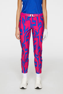 Women | Pia Print Pant | Glitch Bridge Pink