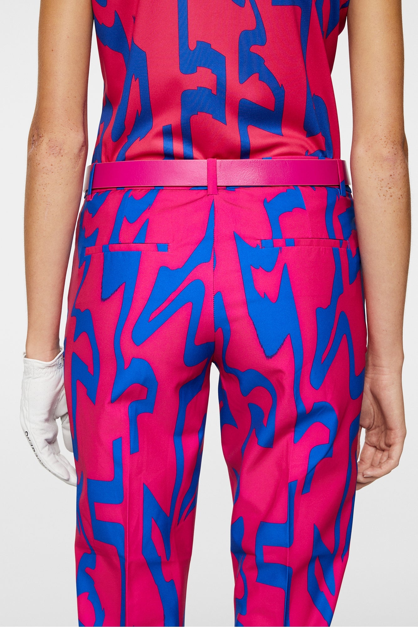 Women | Pia Print Pant | Glitch Bridge Pink