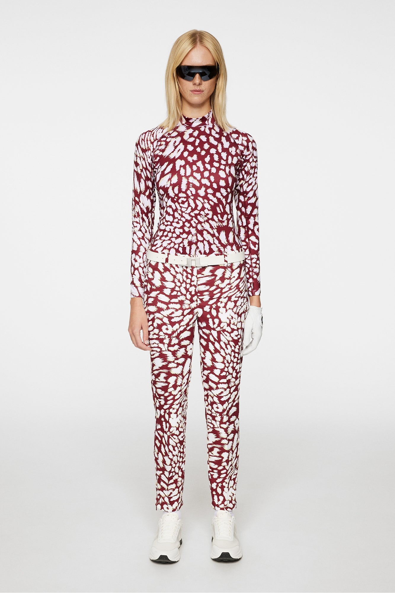 Women | Pia Print Pant | Glitch Leo Lime