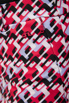 Women | Pia Print Pant | JL Micro Bridge Rose Red