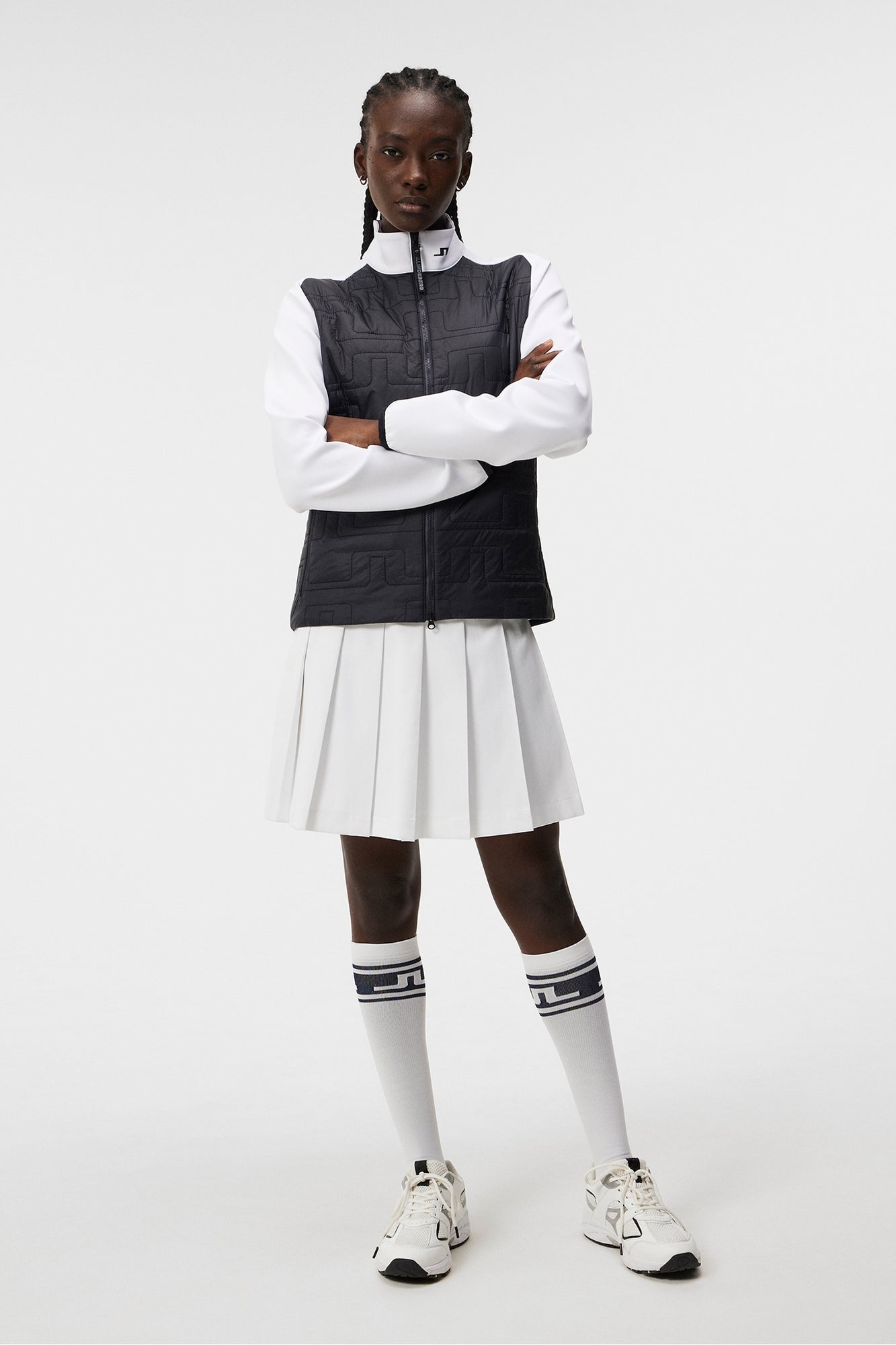 Women | Quilt Hybrid Jacket | Black