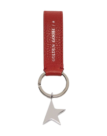 Women | Red Star Keyring with Silver Pendant