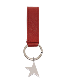 Women | Red Star Keyring with Silver Pendant