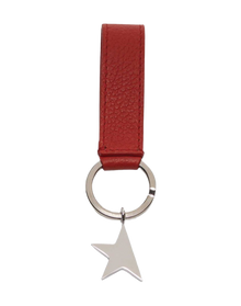 Women | Red Star Keyring with Silver Pendant