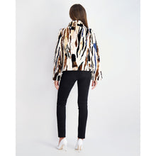 Women | Reversible Mink Sections Jacket | Multi