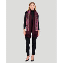 Women | Select Cashmere Stole | Wine Paisley