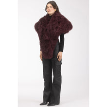 Women | Select Lamb Shawl | Burgundy