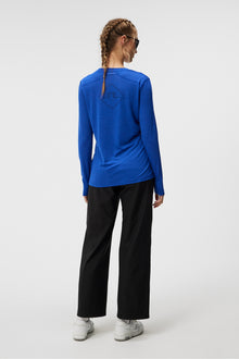 Women | Shauna Wool Ls T-Shirt | Dazzling Blue