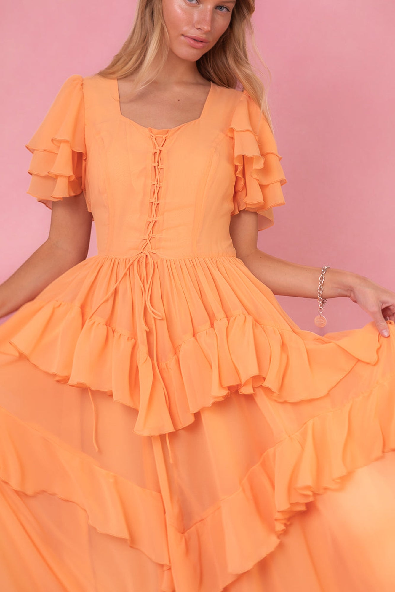 Women | Solana Dress | Orange