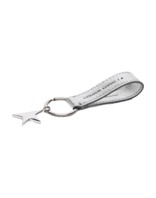 Women | Star Keyring Laminated Leather | Silver
