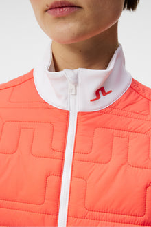 Women | Stefania Hybrid Vest | Hot Coral