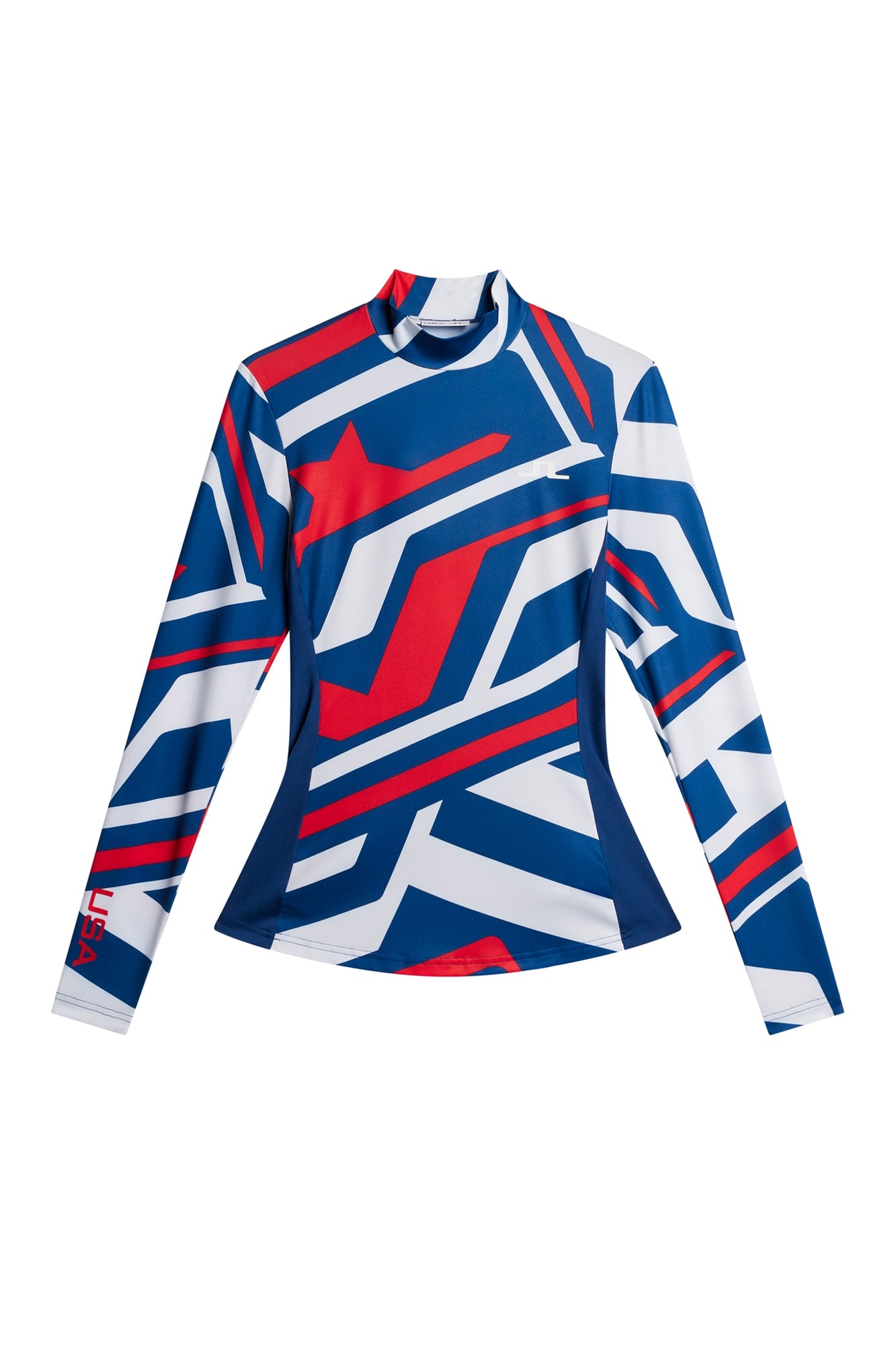 Women | Sylvie Compression Top | Us Golf Red